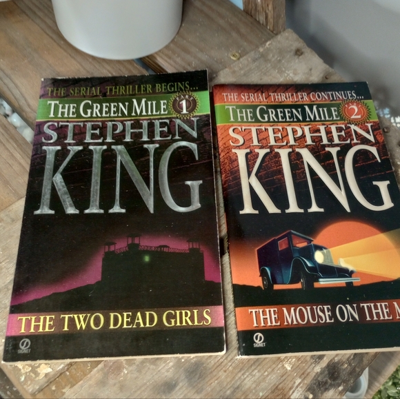 Stephen King The Green Mile Book Series Parts 1 2 3 6 Softcover Drama Thriller - Picture 3 of 6